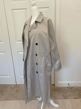 Brand new Away Long Trench Coat in Light Taupe